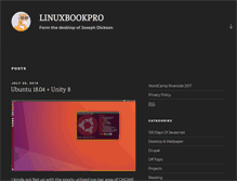 Tablet Screenshot of linuxbookpro.com